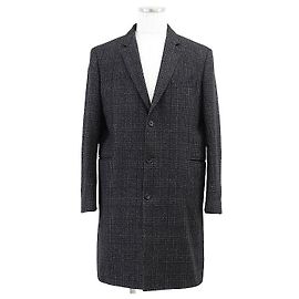 Cappotto in misto lana a quadri Glen Paul Smith