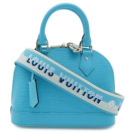 Sac à main Louis Vuitton Epi Alma BB en Turquoise