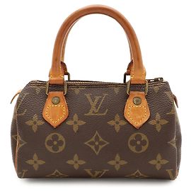 Louis Vuitton Monogram Mini Speedy Handbag Pouch M41534