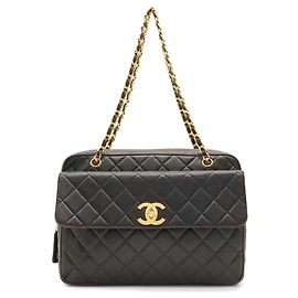 Bolso de hombro Chanel Matelassé Coco Mark Chain Shoulder Tote Bag