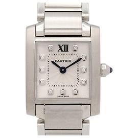 Reloj Cartier Tank Française SM 11-Diamantes