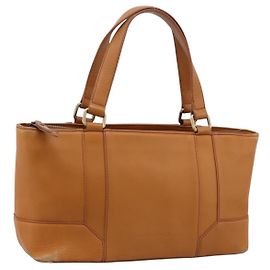Borsa a mano BURBERRY in pelle marrone e oro autentica ep16062