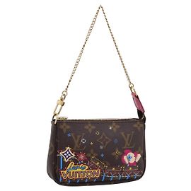 LOUIS VUITTON Vivienne Mini Pochette Accessoires Pouch M69752 LV Auth 202525M