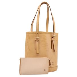 Bolso de hombro LOUIS VUITTON Nomad Bucket PM Beige M85001 LV Auth gh2389V
