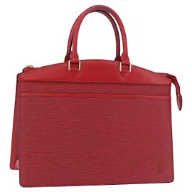 Bolsa de mão LOUIS VUITTON Epi Riviera Red M48187 LV Auth BA16178