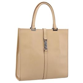 Bolso de mano GUCCI Jackie de cuero beige plata 002 1064 Auth bs37097