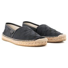 GUCCI - Espadrillas GG Gucci in tela nera (T37,5)