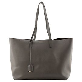 Autre Marque SAINT LAURENT - Borsa shopper Shopping Saint Laurent in pelle grana khaki