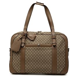 Gucci Diamante Business-Tasche aus beschichtetem Canvas in Beige