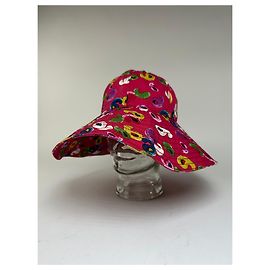 Courreges Chapéu de sol vintage Courrèges em algodão Rosa Multicolorido