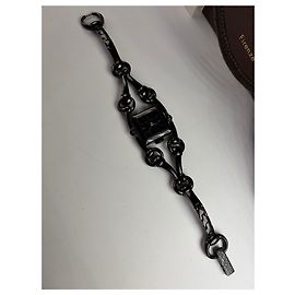 Orologio bracciale Vintage Gucci Signora in acciaio inossidabile, Nero, c. 2000s