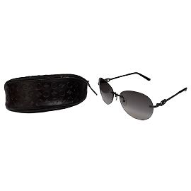 Céline Occhiali da sole senza montatura Vintage Celine Macadam Fine anni '90 Nero