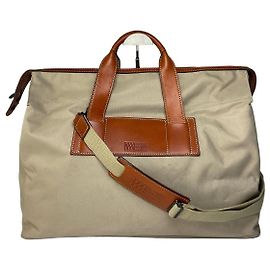 Vintage Issey Miyake IM Miyake Design Canvas Tote Ende 1990er Beige