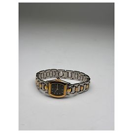 Orologio bracciale al quarzo Vintage Givenchy logo 4G c. fine anni '80 Silver Gold
