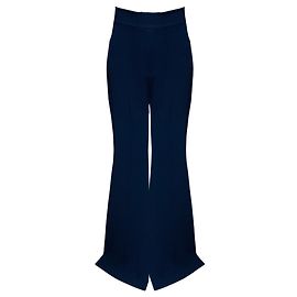 Autre Marque Alex Perry Ausgestellte Crepe-Hose in Marineblau