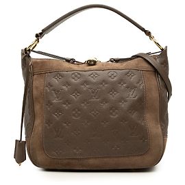 Sac Satchel Louis Vuitton Monogram Empreinte Audacieuse PM Marron