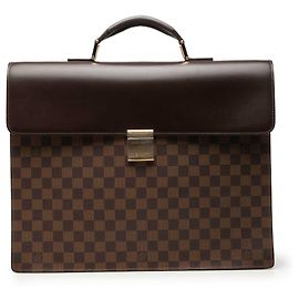 Sac Business Louis Vuitton Altona GM Damier Ebene Marron