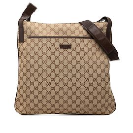 Borsa a tracolla Gucci GG Canvas beige
