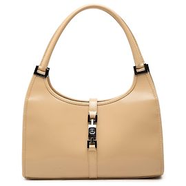 Gucci Jackie Bardot Handtasche aus Kalbsleder Beige