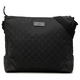 Gucci GG Canvas Joy Messenger Bag Schwarz