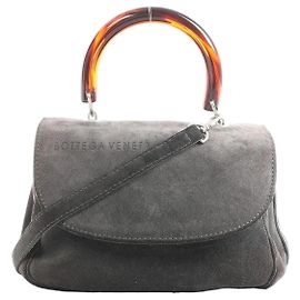 Bolsa 2Way Bottega Veneta em camurça Cinza