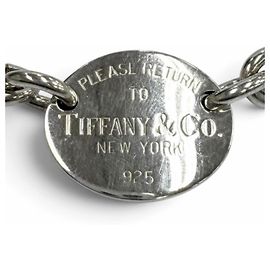 Autre Marque Collar gargantilla Tiffany & Co. Return to 925 con etiqueta ovalada