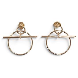 Hermès Hermes Pink Gold Stecker-Ohrringe