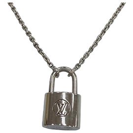 Collar con colgante Lockit Louis Vuitton plateado