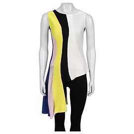 Christian Dior Viscose T-Shirt mit asymmetrischem Saum IT 42 M gebraucht