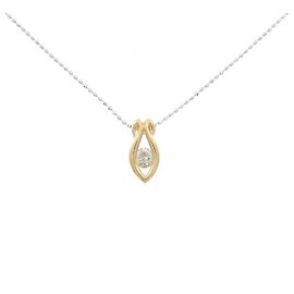 Autre Marque Au750 Diamantenhalskette