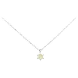 Autre Marque Halskette aus Au750 Weißgold und Diamanten