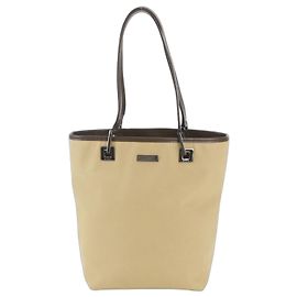Saco Tote Gucci 31244 em couro castanho