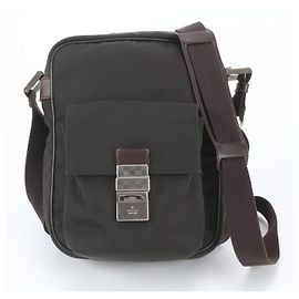 Borsa a tracolla Gucci in pelle marrone