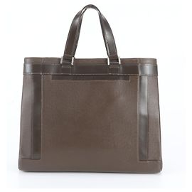 Louis Vuitton Taiga Kasbek PM Grizzly Leather Tote Bag