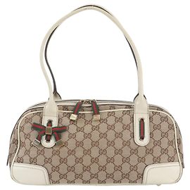 Borsa Tote Gucci GG Canvas Princy in pelle