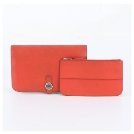 Hermès Portefeuille long en cuir Hermes Dogon Duo GM