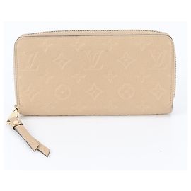 Cartera Zippy Louis Vuitton Monogram Empreinte en Dune