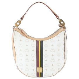 MCM Visetos Hobo Schultertasche aus Leder