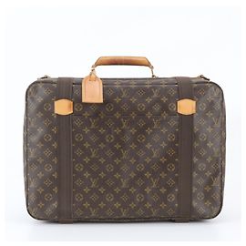 Bolsa Boston Louis Vuitton Monogram Satellite 53 em couro
