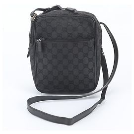 Gucci GG Canvas Leather Shoulder Bag