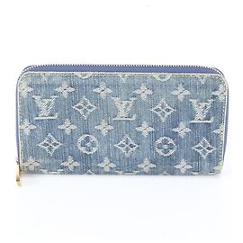 Louis Vuitton Monogram Denim Zippy Wallet