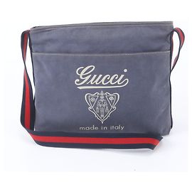 Bolso de hombro de piel Gucci Crest