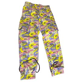 Calças Cargo GCDS Multicoloridas Camufladas