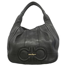 Borsa Tote in pelle Gancini Salvatore Ferragamo