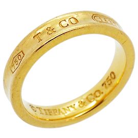 Autre Marque Bague anneau étroit Tiffany & Co. en or jaune 18K