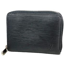 Porta-moedas Louis Vuitton Epi Zippy M60152 em Noir