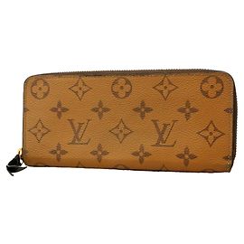 Louis Vuitton Monogram Reverse Portefeuille Clemence Long Wallet