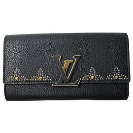 Louis Vuitton Portefeuille Capucines Studded Long Wallet