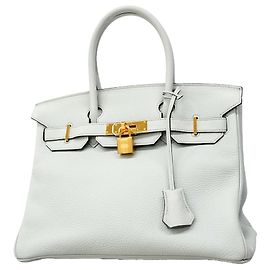 Hermès Bolso Hermes Birkin 30 en Pale Blue