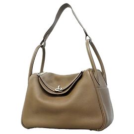 Hermès Hermes Lindy 30 Handtasche in Etoupe Gray